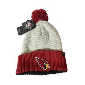 ARIZONA CARDINALS 47 Gray‎ CUFF KNIT HAT POM BEANIE CAP NEW NFL